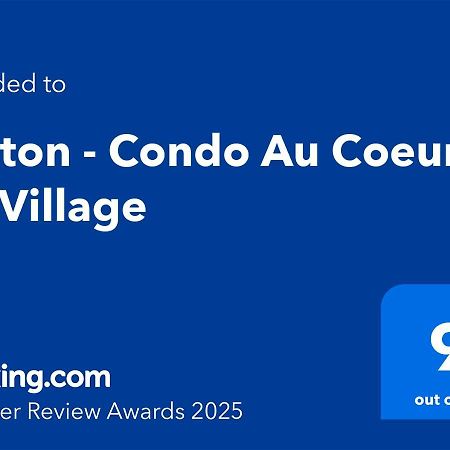 Sutton - Condo Au Coeur Du Village מראה חיצוני תמונה